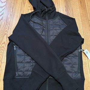 NWT-Old Navy Dynamic Fleece Hooded Cropped Sweatshirt